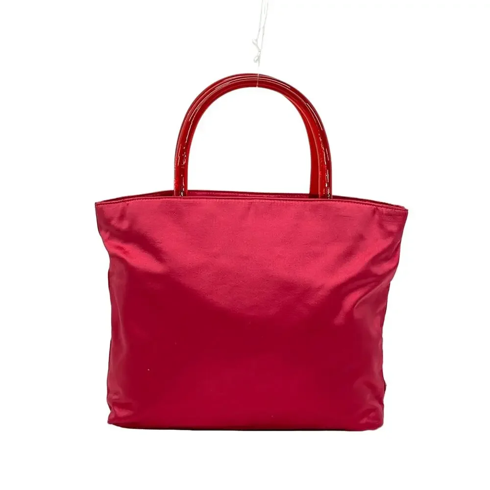 Prada Tote Bag Satin Plastic